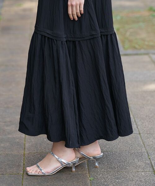 DRESSTERIOR / ドレステリア ロング・マキシ丈ワンピース | ワッシャーボリュームフレアキャミワンピース | 詳細10