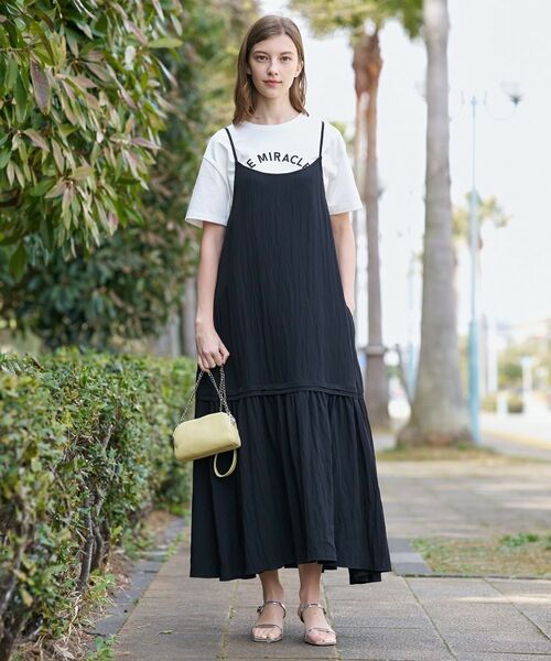 DRESSTERIOR / ドレステリア ロング・マキシ丈ワンピース | ワッシャーボリュームフレアキャミワンピース | 詳細3