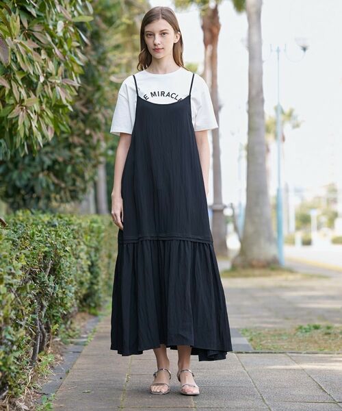 DRESSTERIOR / ドレステリア ロング・マキシ丈ワンピース | ワッシャーボリュームフレアキャミワンピース | 詳細4