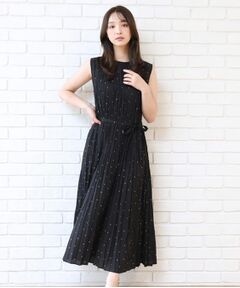 DRESSTERIOR / ドレステリア ロング・マキシ丈ワンピース | 【ウォッシャブル】ノースリーブプリーツワンピース