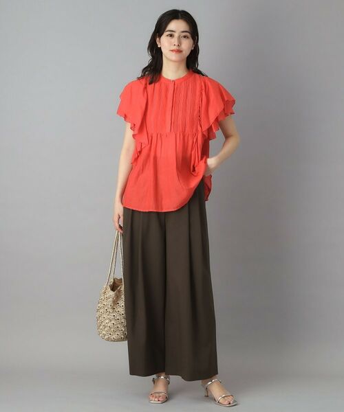 DRESSTERIOR / ドレステリア パンツ | ウエストパイピング2タックイージーワイドパンツ | 詳細15