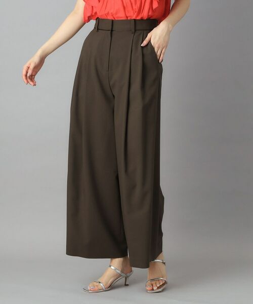 DRESSTERIOR / ドレステリア パンツ | ウエストパイピング2タックイージーワイドパンツ | 詳細2