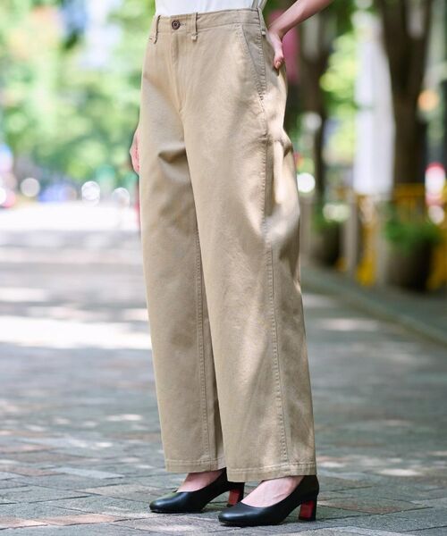 DRESSTERIOR / ドレステリア パンツ | ヴィンテージワイドチノパンツ(ベージュ(052))