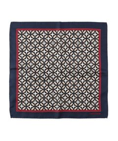 DRESSTERIOR / ドレステリア ハンカチ | オーバーラップサークル シルクポケットチーフ