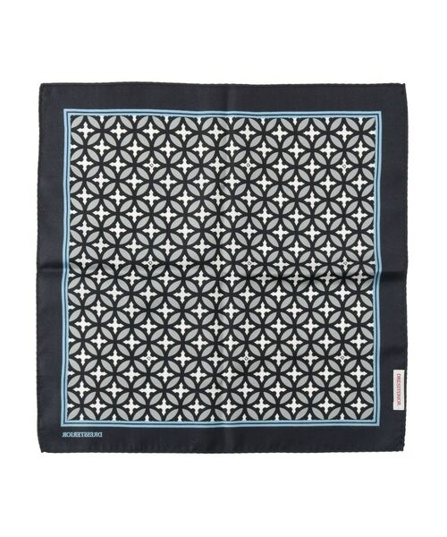 DRESSTERIOR / ドレステリア ハンカチ | オーバーラップサークル シルクポケットチーフ | 詳細1