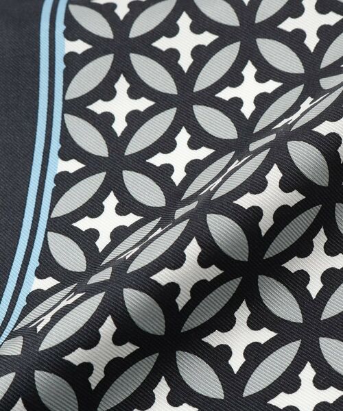 DRESSTERIOR / ドレステリア ハンカチ | オーバーラップサークル シルクポケットチーフ | 詳細3