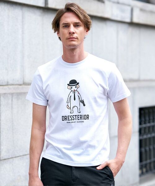 DRESSTERIOR / ドレステリア Tシャツ | 【EC&大阪ルクア店限定】ボーラーハットクロックドッグTシャツ | 詳細3