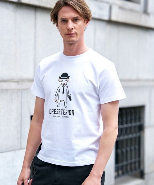 DRESSTERIOR / ドレステリア Tシャツ | 【EC&大阪ルクア店限定】ボーラーハットクロックドッグTシャツ | 詳細4