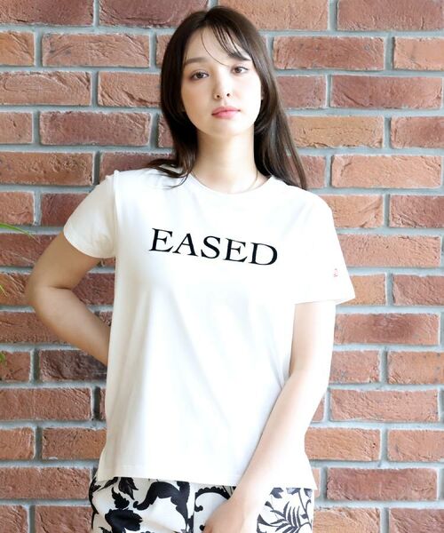 DRESSTERIOR / ドレステリア Tシャツ | フロッキーロゴプリントTシャツ（オフホワイト(003)）