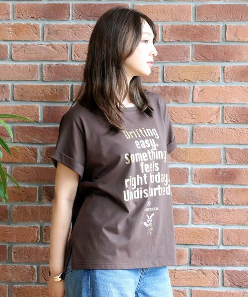 DRESSTERIOR / ドレステリア Tシャツ | 箔プリントドルマンスリーブ Tシャツ | 詳細12