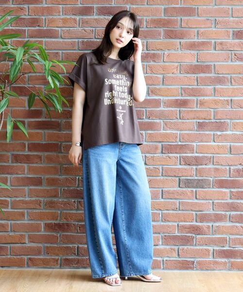 DRESSTERIOR / ドレステリア Tシャツ | 箔プリントドルマンスリーブ Tシャツ | 詳細13