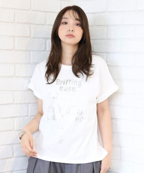 DRESSTERIOR / ドレステリア Tシャツ | 箔プリントドルマンスリーブ Tシャツ | 詳細5