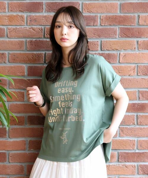 DRESSTERIOR / ドレステリア Tシャツ | 箔プリントドルマンスリーブ Tシャツ | 詳細8