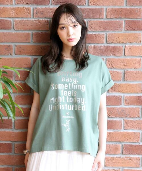 DRESSTERIOR / ドレステリア Tシャツ | 箔プリントドルマンスリーブ Tシャツ | 詳細9