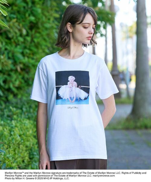 DRESSTERIOR / ドレステリア Tシャツ | マリリンモンロー/カラープリントT（ホワイト(001)）