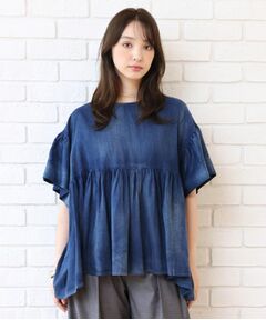DRESSTERIOR / ドレステリア シャツ・ブラウス | シアーデニムAラインブラウス