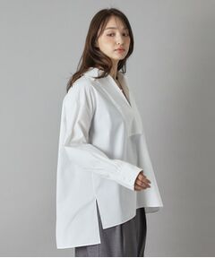DRESSTERIOR / ドレステリア シャツ・ブラウス | シルキーツイル スキッパーブラウス
