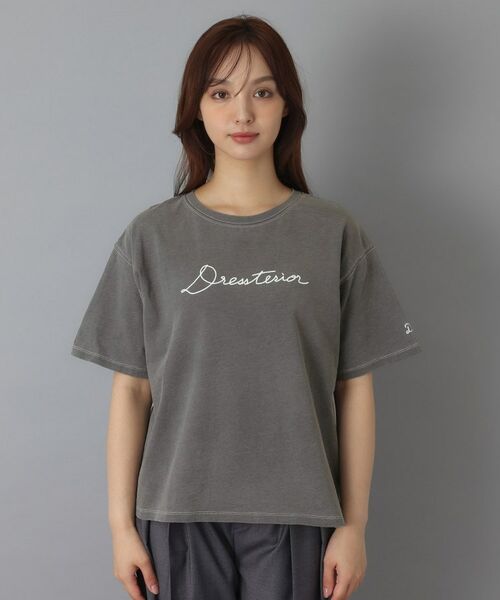 DRESSTERIOR / ドレステリア Tシャツ | インディゴ天竺ロゴTシャツ | 詳細11