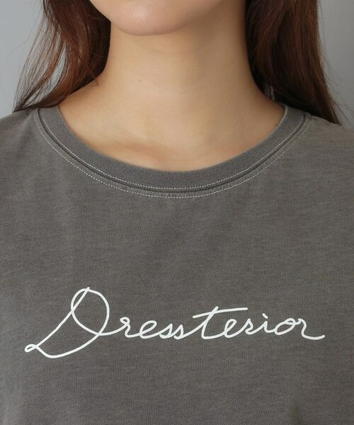 DRESSTERIOR / ドレステリア Tシャツ | インディゴ天竺ロゴTシャツ | 詳細14