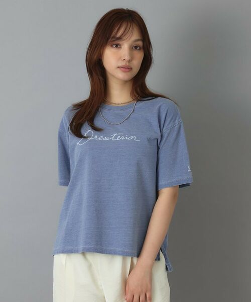 DRESSTERIOR / ドレステリア Tシャツ | インディゴ天竺ロゴTシャツ | 詳細7