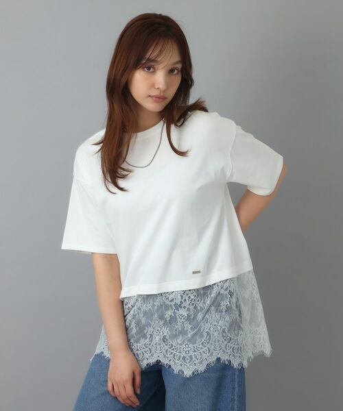 DRESSTERIOR / ドレステリア カットソー | レースドッキングレイヤード Tシャツ | 詳細3