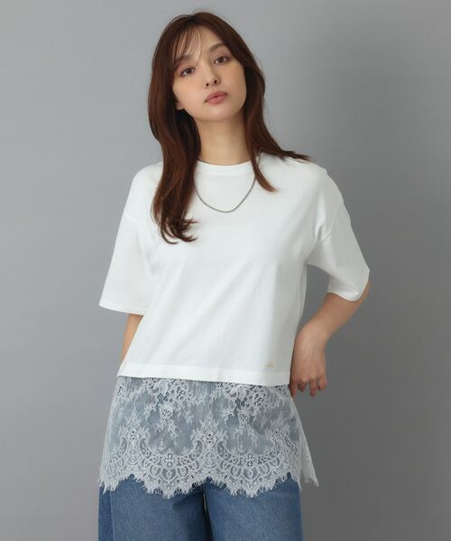 DRESSTERIOR / ドレステリア カットソー | レースドッキングレイヤード Tシャツ | 詳細4