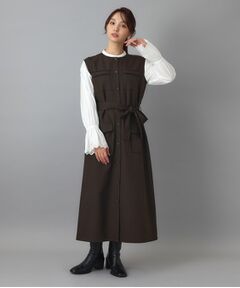 DRESSTERIOR / ドレステリア ロング・マキシ丈ワンピース | ウォッシャブルツィードライクワンピース