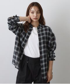 DRESSTERIOR / ドレステリア シャツ・ブラウス | ◆【ウォッシャブル】キュプラウールビエラチェックシャツ