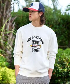 DRESSTERIOR / ドレステリア カットソー | ◆ミサイルキャット スウェットクルーネックTシャツ