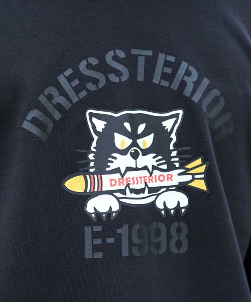 DRESSTERIOR / ドレステリア カットソー | ◆ミサイルキャット スウェットクルーネックTシャツ | 詳細15