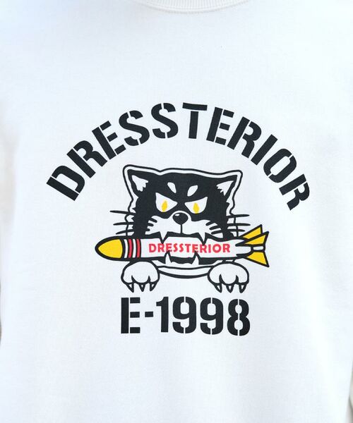 DRESSTERIOR / ドレステリア カットソー | ◆ミサイルキャット スウェットクルーネックTシャツ | 詳細7