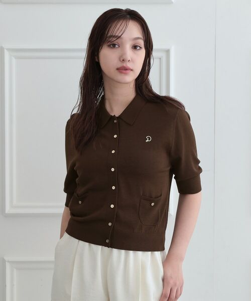 DRESSTERIOR / ドレステリア カーディガン・ボレロ | UV接触冷感シアーカーディガン（ブラウン(044)）