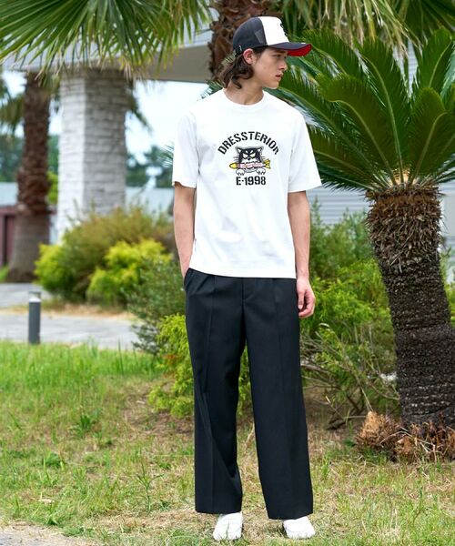 DRESSTERIOR / ドレステリア Tシャツ | 【接触冷感/抗菌防臭/消臭】ICE CLEAR COTTON ミサイルキャットTシャツ | 詳細2