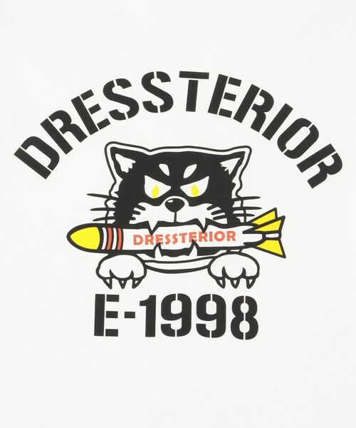DRESSTERIOR / ドレステリア Tシャツ | 【接触冷感/抗菌防臭/消臭】ICE CLEAR COTTON ミサイルキャットTシャツ | 詳細23