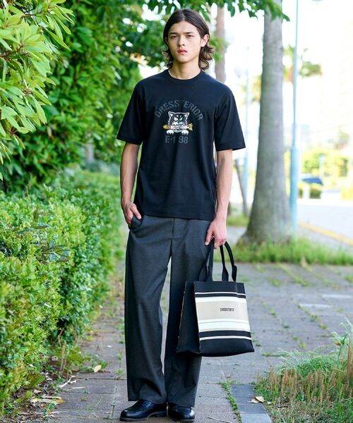 DRESSTERIOR / ドレステリア Tシャツ | 【接触冷感/抗菌防臭/消臭】ICE CLEAR COTTON ミサイルキャットTシャツ | 詳細4