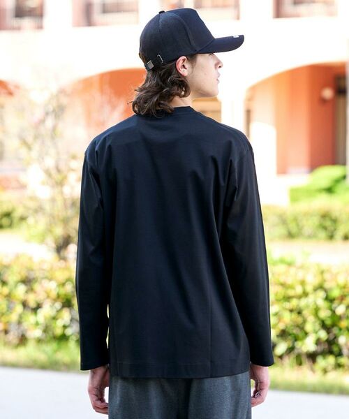 DRESSTERIOR / ドレステリア カットソー | 【接触冷感/抗菌防臭/消臭】ICE CLEAR COTTON クルーネックロンT | 詳細14