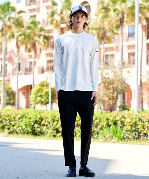 DRESSTERIOR / ドレステリア カットソー | 【接触冷感/抗菌防臭/消臭】ICE CLEAR COTTON クルーネックロンT | 詳細2