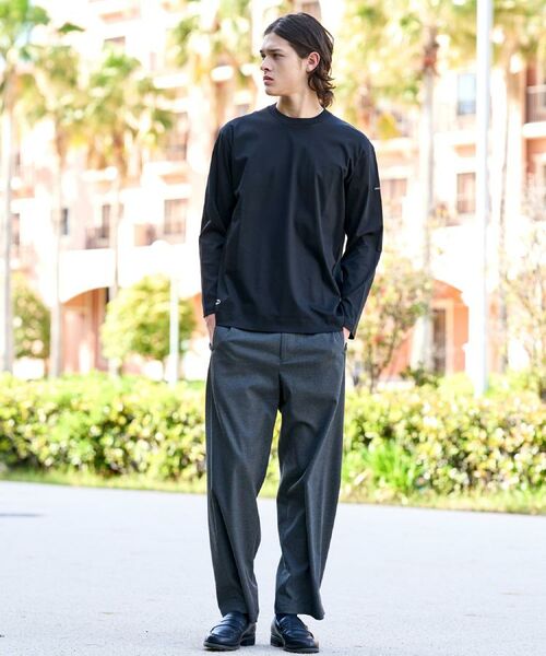 DRESSTERIOR / ドレステリア カットソー | 【接触冷感/抗菌防臭/消臭】ICE CLEAR COTTON クルーネックロンT | 詳細4