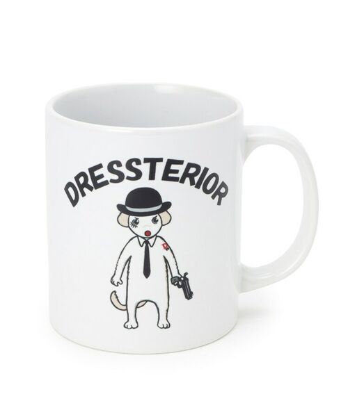 DRESSTERIOR / ドレステリア グラス・マグカップ | ボーラーハットクロックドッグ マグカップ（ホワイト(001)）