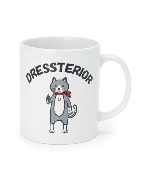 DRESSTERIOR / ドレステリア グラス・マグカップ | キャット マグカップ（ホワイト(001)）