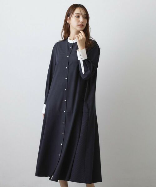 DRESSTERIOR / ドレステリア ロング・マキシ丈ワンピース | ウォッシャブルストライプシャツワンピース | 詳細7