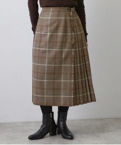 DRESSTERIOR / ドレステリア スカート | チェックベルテッドプリーツスカート