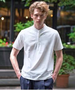 DRESSTERIOR / ドレステリア Tシャツ | 【触冷感機/抗菌防臭/UVカット】クールクリーンドライコットン ヘンリーネックカットソー