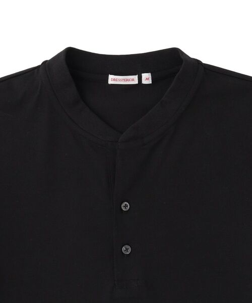 DRESSTERIOR / ドレステリア Tシャツ | 【触冷感機/抗菌防臭/UVカット】クールクリーンドライコットン ヘンリーネックカットソー | 詳細16