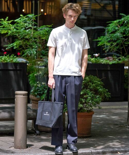 DRESSTERIOR / ドレステリア Tシャツ | 【触冷感機/抗菌防臭/UVカット】クールクリーンドライコットン ヘンリーネックカットソー | 詳細2