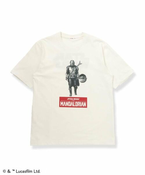 DRESSTERIOR / ドレステリア Tシャツ | 【接触冷感】STAR WARS マンダロリアンT(ホワイト(001))