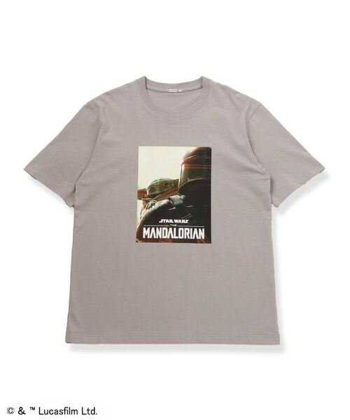 DRESSTERIOR / ドレステリア Tシャツ | 【接触冷感】STAR WARS マンダロリアン・アンド・グローグーT(グレー(012))