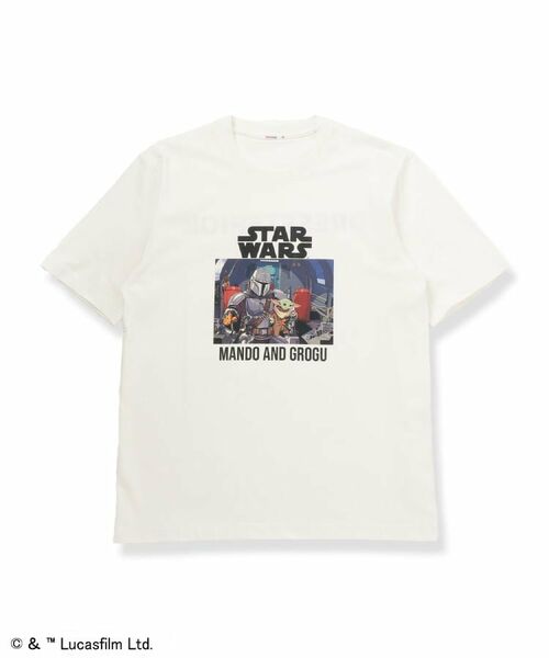 DRESSTERIOR / ドレステリア Tシャツ | 【接触冷感】STAR WARS レイザークレスト号T(ホワイト(001))