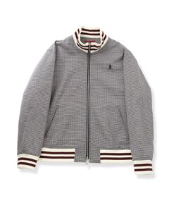 DRESSTERIOR / ドレステリア レザーブルゾン・ジャケット | ハウンドトゥース ハイネックリブジャケット