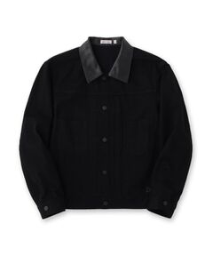 DRESSTERIOR / ドレステリア レザーブルゾン・ジャケット | CONEデニム レザーカラーブラックGジャン
